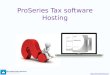 Pro series tax software hosting