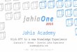 JahiaOne 2015 - Jahia Academy - A Roadmap to Knowledge Experience by Giancarlo Berner