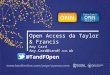 Open access da Taylor & Francis