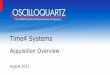 Oscilloquartz's Acquisition of Time4 Systems