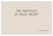 The portfolio of david wright