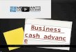 Business cash advance