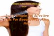 Some simple yet effective tips for beautiful looking hair