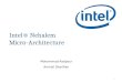 Intel® Nehalem Micro-Architecture