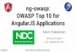 ng-owasp: OWASP Top 10 for AngularJS Applications