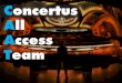 Concertus All Access Team!