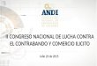 II Congreso Nacional de Lucha contra Contrabando y Comercio Ilícito - ANDI