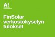 FinSolar Suomen aurinkoenergiakysyntä ja -tarjonta