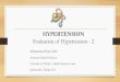 Hypertension   evaluation 2