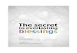 The secret to everlasting blessings