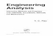 Engineering analysis interactive methods and programs with matlab   y. c. pao