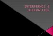 INTERFERNCE & DIFFRACTION