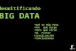 Desmitificando el Big Data por Logtrust