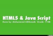 HTML5 & Java Script