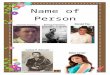 Name of Person