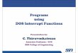 Ex8 DOS InterruptFunctions