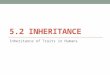 5.2 Inheritance