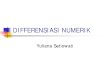 MetNum5-Differensiasi Numerik 2012