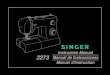 Singer 2273 User Manual