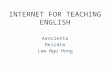 Internet for Teaching English