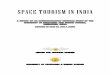 Research - Space Tourism in India