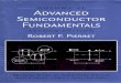 Advanced Semiconductor Fundamentals, F Pierret