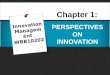 Chapter 1 Innovation management