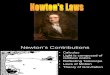 Newtons( Laws of Motion)