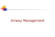 Airway Management recognition of airway obstruction