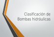 Clasificación de Bombas Hidráulicas