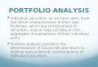 Portfolio Analysis & Management