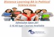 Distance learning bca in political science  from ksou