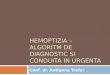 Hemoptizia- Algoritm de Dg Si Conduita in Urgenta