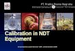 NDT in Calibration System