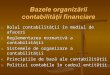 Tema 1 Bazele Organizarii Contabilitatii Finanicare