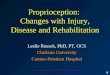 Proprioception Changes With Injury