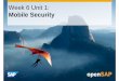 OpenSAP Mobile1 Week 06 Enterprise Security Concept Outlook