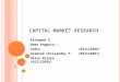 Capital Market Research
