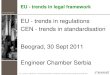 EU Trends in Regulations