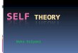 3.Self Theory