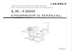 Instruction Manual Juki LK-1900