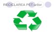 Reciclarea Pet Urilor