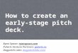 Early Stage Pitch