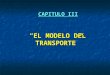 Cap.iii-El Modelo Del Transporte