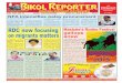 Bikol Reporter April 26 - May 2 Issue