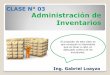 Administración de Inventarios- Clase N°033