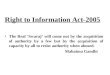 RTI - Right to Information- TIPS