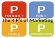 1. the 4 P’s of Marketing