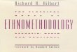 Richard a. Hilbert the Classical Roots of Ethnomethodology Durkheim, Weber, And Garfinkel 1992