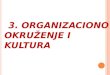 3. Organizaciono Okruzenje i Kultura